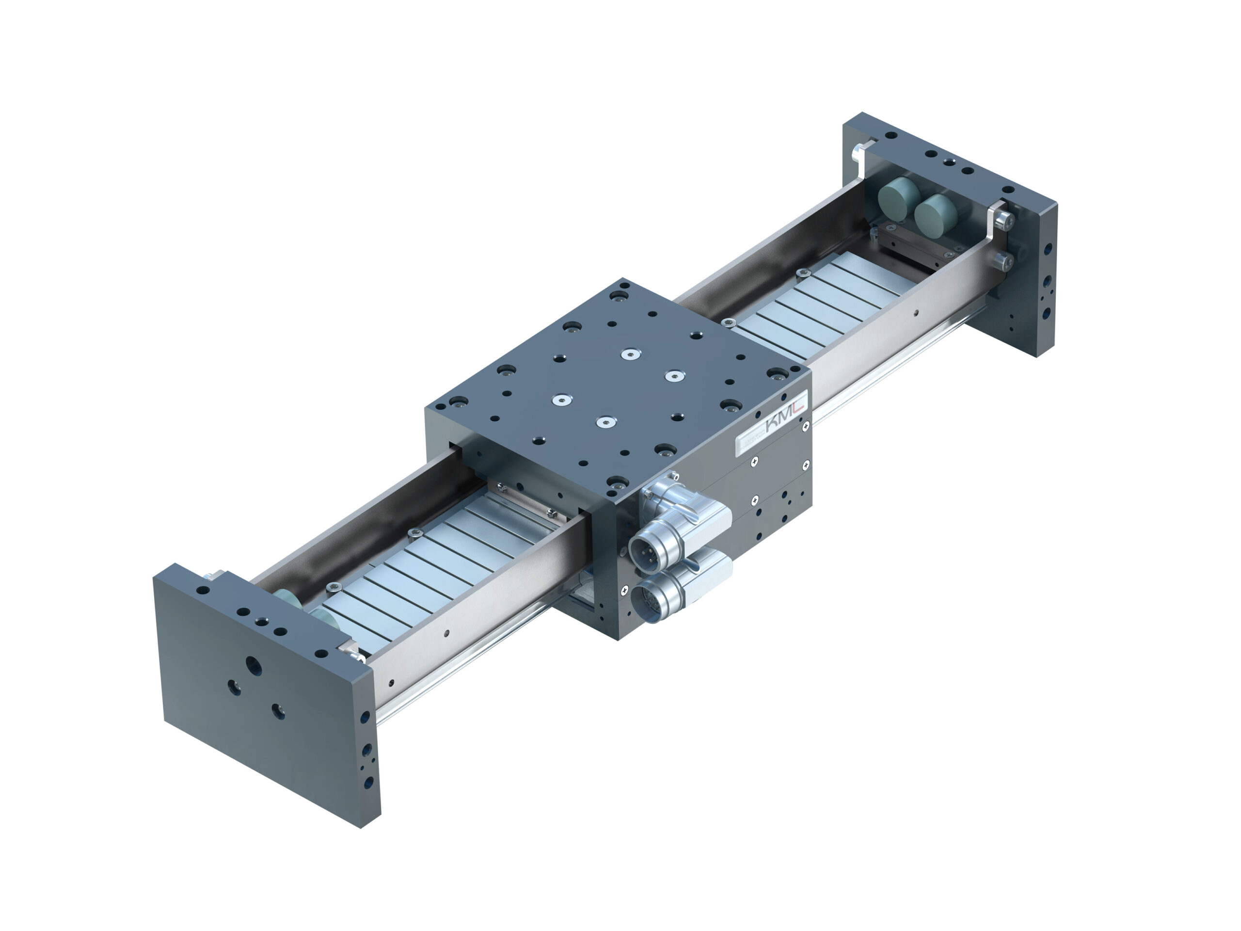 Bild von einem Linearmotorantrieb Serie LMS E² der Firma KML Linear Motion Technology GmbH - Teil von Aalberts / part of the Dutch Aalberts Group