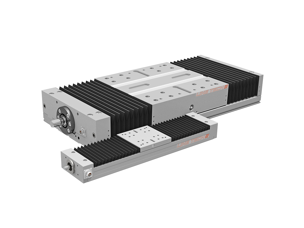 Bild Positioniereinheit PE / R der KML-Standardachsensysteme mit Spindelantrieb von der Firma KML Linear Motion Technology